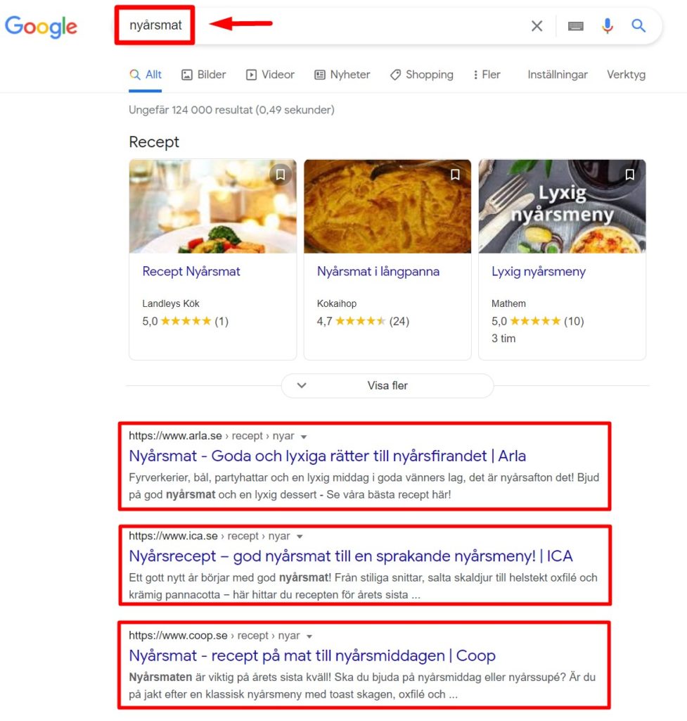 Search intent